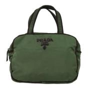 Pre-owned Fabric prada-bags Prada Vintage , Green , Dames