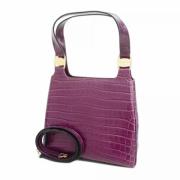 Pre-owned Leather handbags Salvatore Ferragamo Pre-owned , Purple , Da...