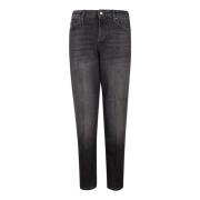 Zwarte knoopsluiting damesjeans Don The Fuller , Black , Dames