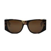 Zonnebril Fendi , Brown , Dames