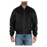 Bomberjack van imitatieleer met logopatch Calvin Klein Jeans , Black ,...