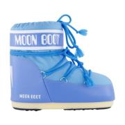 Lage Nylon Iconische Winterlaarzen Moon Boot , Blue , Dames