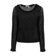 Zwarte Wol Casual Sweater See by Chloé , Black , Dames