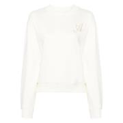 Witte Katoenen Casual Sweatshirt Axel Arigato , White , Dames