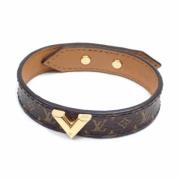 Pre-owned Leather bracelets Louis Vuitton Vintage , Brown , Dames