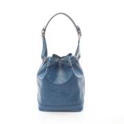 Pre-owned Leather shoulder-bags Louis Vuitton Vintage , Blue , Dames