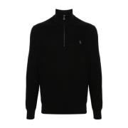 Zwarte Katoenen Casual Sweater Pullover Polo Ralph Lauren , Black , He...