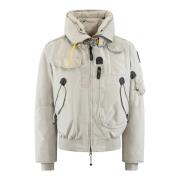 Gewatteerde Bomberjas met Capuchon Parajumpers , Beige , Heren