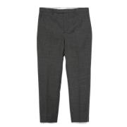 Antracietgrijze Wol Maatwerk Broek Gucci , Gray , Heren