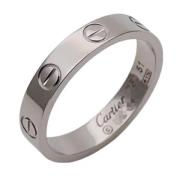 Pre-owned White Gold rings Cartier Vintage , Gray , Dames