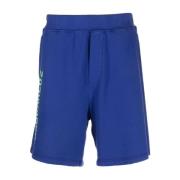 Blauwe Casual Katoenen Shorts Dsquared2 , Blue , Heren