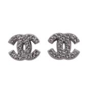 Pre-owned Metal chanel-jewelry Chanel Vintage , Gray , Dames