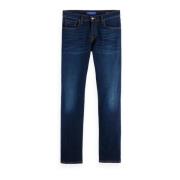 Donkere Denim Straight-Cut Jeans Scotch & Soda , Blue , Heren