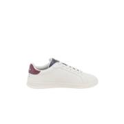 Leren Court Sneaker Heritage II Polo Ralph Lauren , White , Heren