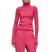 Fuchsia Wol Coltrui Sweater Patrizia Pepe , Pink , Dames