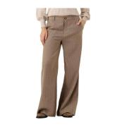 Bruine Elegante Pantalon Maddie Enya MOS Mosh , Brown , Dames