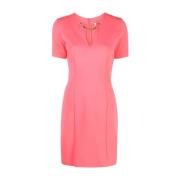 Roze Casual Midi Jurk Twinset , Pink , Dames