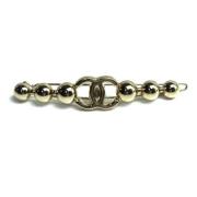 Pre-owned Metal hair-accessories Chanel Vintage , Yellow , Dames