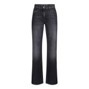 Klassieke Denim Jeans voor Dagelijks Gebruik Elisabetta Franchi , Blac...