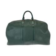 Pre-owned Leather louis-vuitton-bags Louis Vuitton Vintage , Green , D...