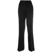 Zwarte Wijde Pijp Broek Calvin Klein , Black , Dames