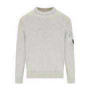 Gemêleerde Crewneck Jumper met Lenszak C.p. Company , Beige , Heren