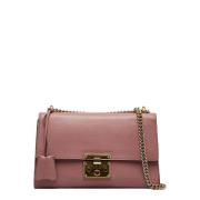 Pre-owned Leather shoulder-bags Gucci Vintage , Pink , Dames