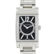 Pre-owned Glass watches Bvlgari Vintage , Black , Dames