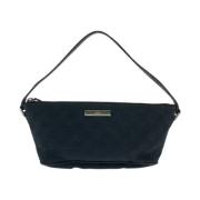 Pre-owned Canvas handbags Gucci Vintage , Black , Dames