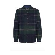 Groene Geruite Overshirt Loch Tartan Buitenkleding Barbour , Green , H...