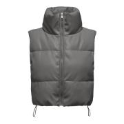 Gewatteerde Vest Elsie Only , Gray , Dames