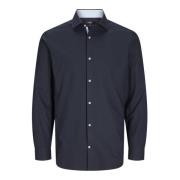 Klassieke Kent Kraag Overhemd Jack & Jones , Blue , Heren