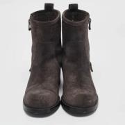 Pre-owned Suede boots Jimmy Choo Pre-owned , Gray , Dames