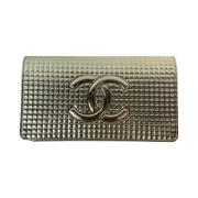 Pre-owned Leather wallets Chanel Vintage , Yellow , Dames