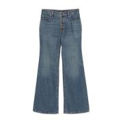 Retro flare volledige lengte flare Ralph Lauren , Blue , Dames