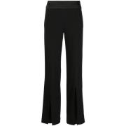 Zwarte kreepspleetbroek Simkhai , Black , Dames