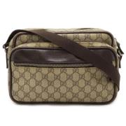 Pre-owned Canvas crossbody-bags Gucci Vintage , Beige , Dames