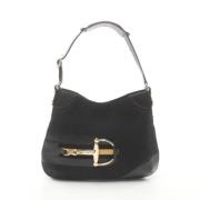 Pre-owned Canvas crossbody-bags Gucci Vintage , Black , Dames