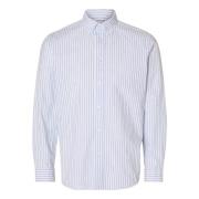 Elegant Button-Down Overhemd Selected Homme , White , Heren