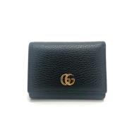 Pre-owned Leather wallets Gucci Vintage , Black , Dames