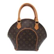 Pre-owned Canvas handbags Louis Vuitton Vintage , Brown , Dames