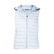 Blauwe Nylon Vest Tommy Hilfiger , Blue , Dames