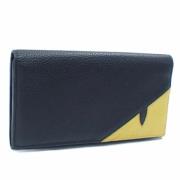 Pre-owned Leather wallets Fendi Vintage , Black , Heren