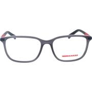 Originele Linea Rossa zonnebril met garantie Prada , Gray , Heren