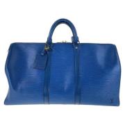 Pre-owned Canvas louis-vuitton-bags Louis Vuitton Vintage , Blue , Dam...