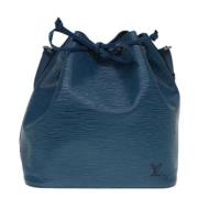 Pre-owned Leather louis-vuitton-bags Louis Vuitton Vintage , Blue , Da...