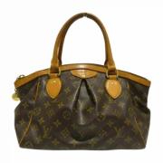 Pre-owned Canvas handbags Louis Vuitton Vintage , Brown , Dames