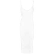 Casual Midi Jurk in Wit Dsquared2 , White , Dames