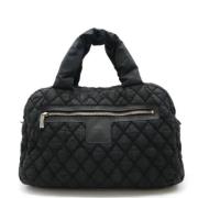 Pre-owned Canvas chanel-bags Chanel Vintage , Black , Dames