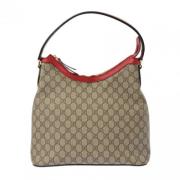 Pre-owned Fabric shoulder-bags Gucci Vintage , Beige , Dames